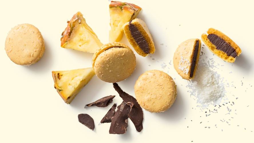 Pineapple Macaron Gift Box