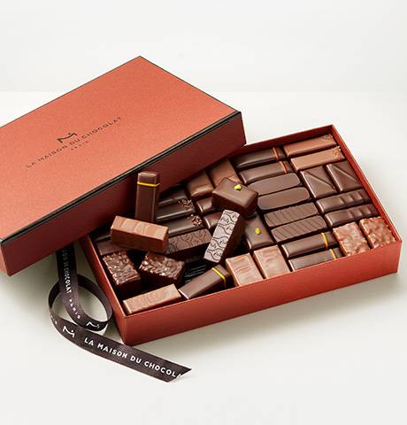 Boite de Chocolat Artisanal en Métal La Touche (36 pièces) - Hadiia