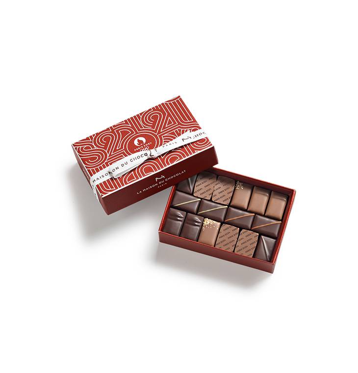 Pralinés Gift Box 16 chocolates Paris 2024