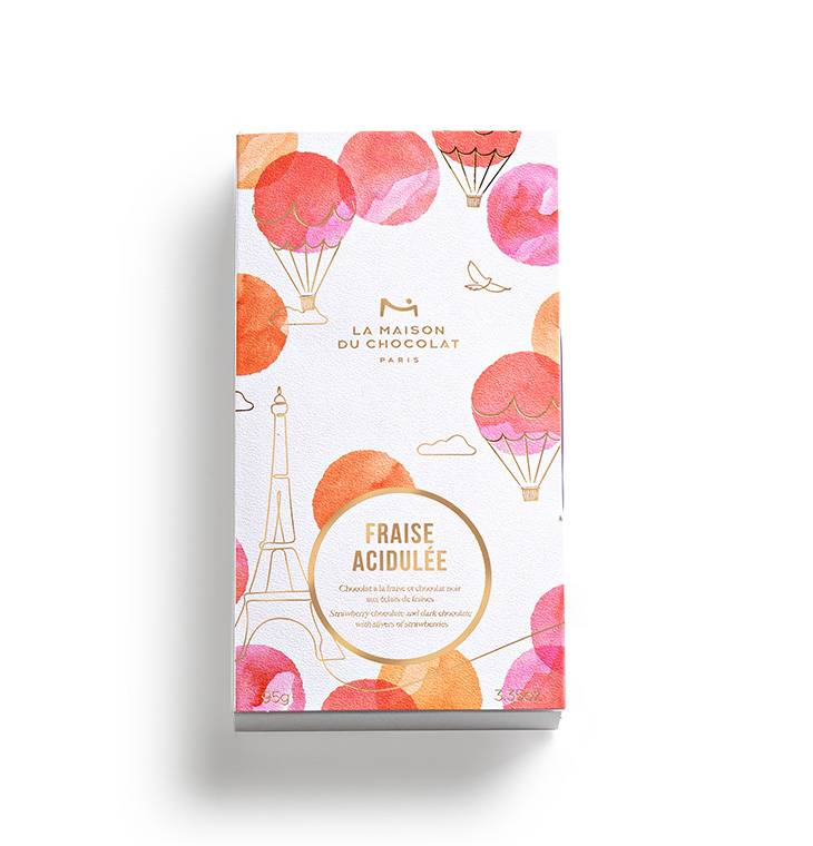 Floating in Paris Strawberry Chocolate Bar