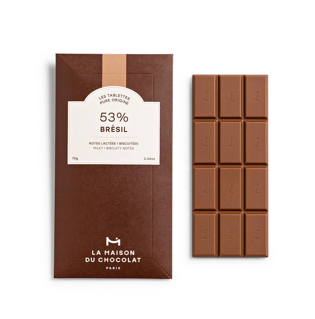 Bar Milk chocolate Brésil 53%
