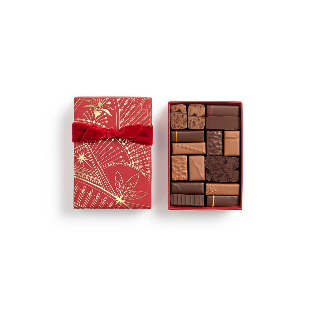 Christmas Haussmann Gift Box 16 Chocolates