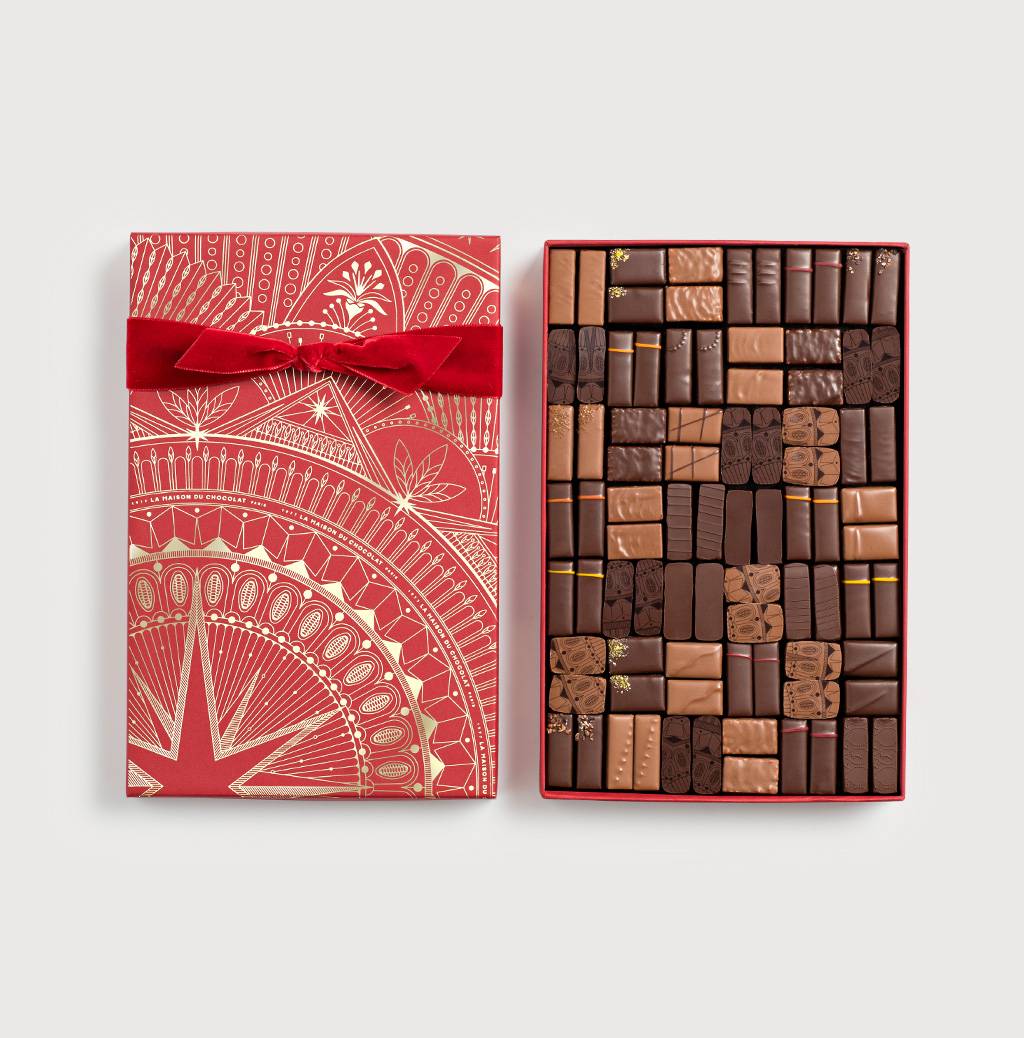 Coffret Noël "Haussmann" 84 Chocolats | La Maison du Chocolat
