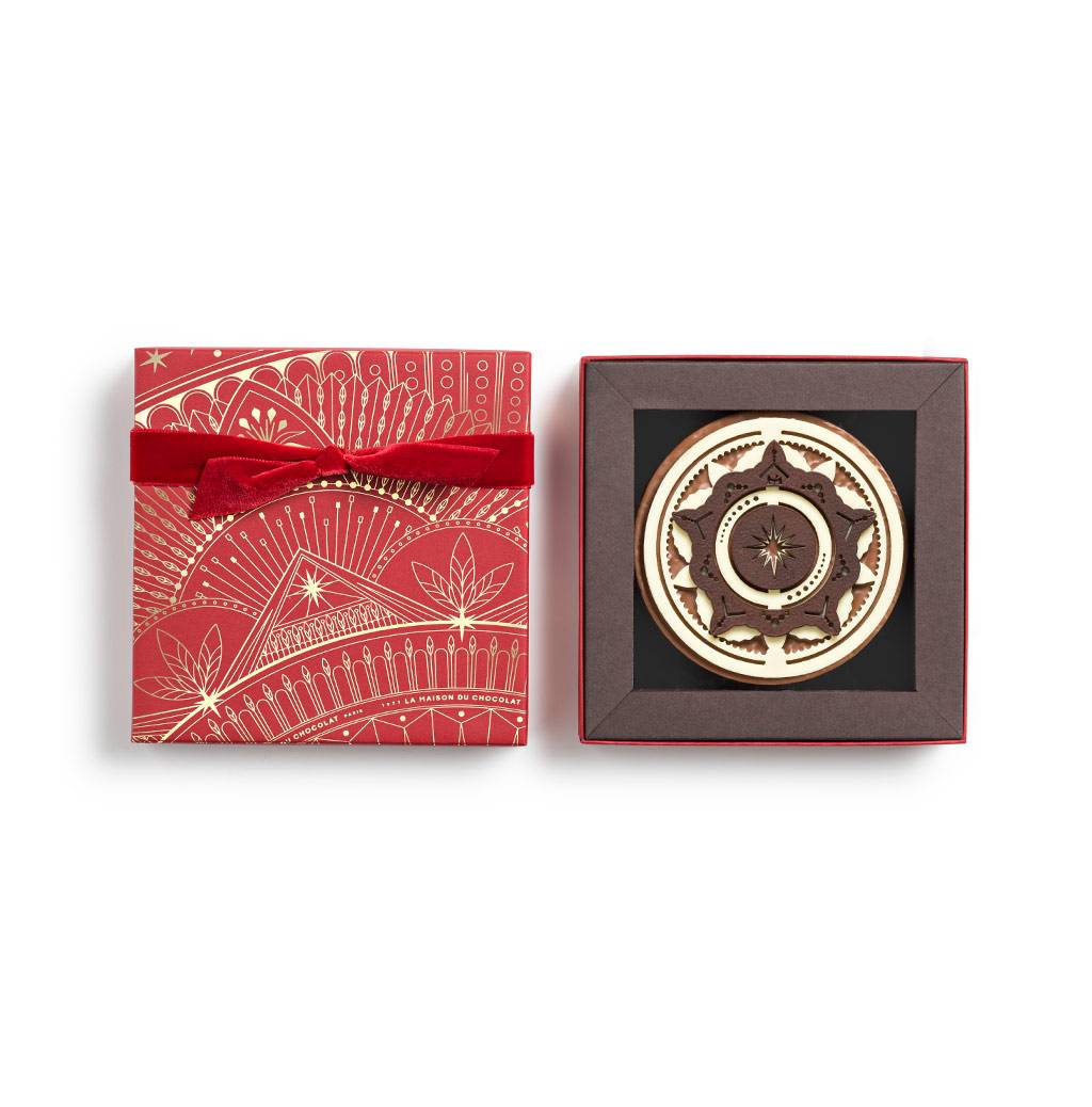 Bouchée en Chocolat Étoile de Noël