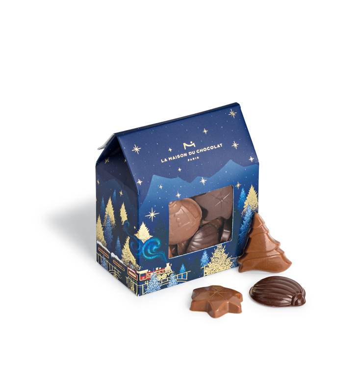 Christmas Dark And Milk Chocolates case 150g