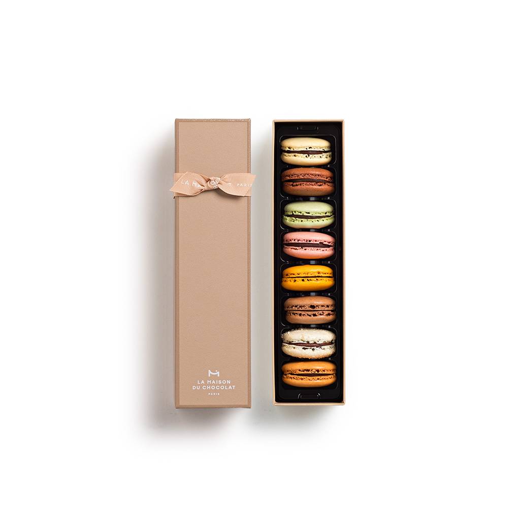 Coffret macarons 8 pièces