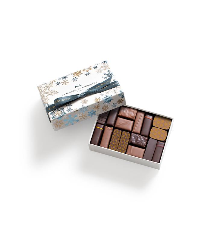 Coffret Attentions Sous la Neige 16 chocolats