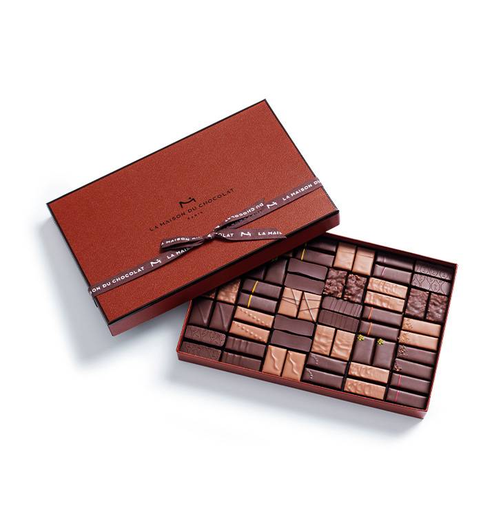 Coffret Maison Noir et Lait 60 chocolats