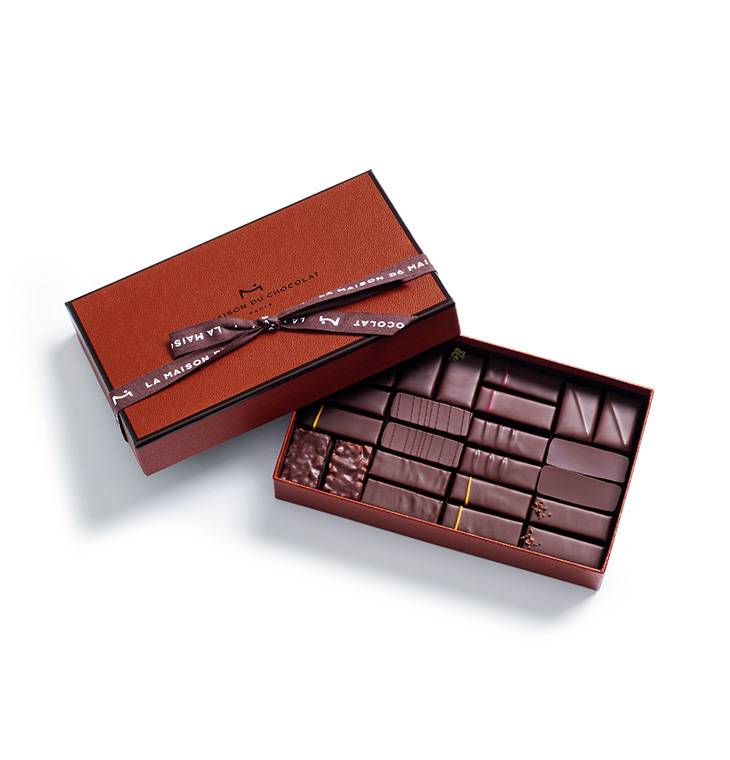 Coffret Maison Dark Chocolate 24 pieces