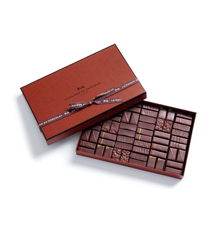 Coffret Maison Noir 60 chocolats