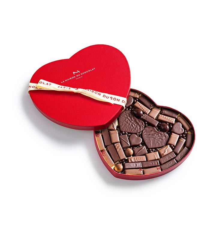 Heart Gift Box 45 chocolates
