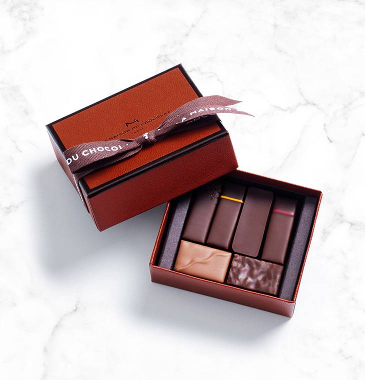Coffret "Attentions" 6 chocolats | La Maison du Chocolat | Idée cadeau chocolat | Boîte de chocolat à offrir | Livraison de chocolat rapide