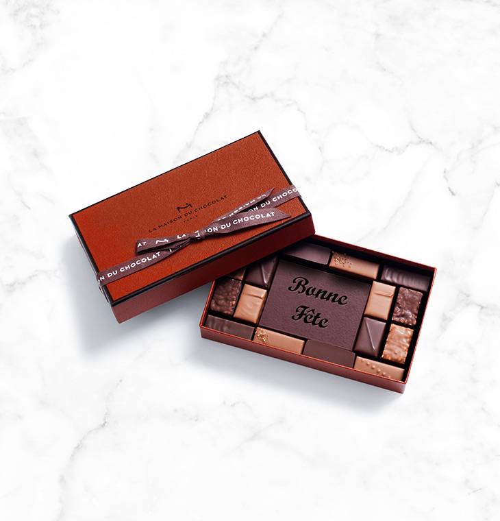Coffret Maison Bonne Fête 16 chocolats | La Maison du Chocolat