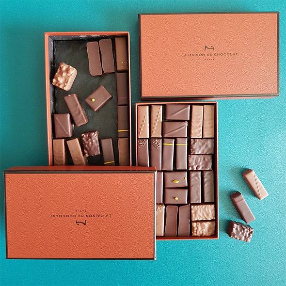 Coffret de Chocolats noir et lait 24 chocolats - La Maison du Chocolat