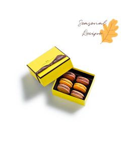 Amber Leaves Macaron Gift Box 6 Pieces - La Maison du Chocolat