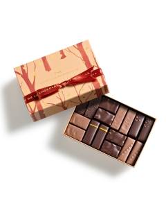 White background Autumn Gesture Gift Box 16 chocolates La Maison du Chocolat