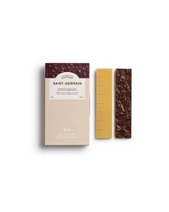 Tablette de Chocolat Saint-Germain sur fond blanc