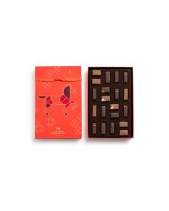 Chinese New Year Chocolates Giftbox - La Maison du Chocolat on a white background