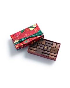 Christmas Gift Box Dark and Milk 24 chocolates