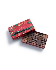 Christmas Gift Box Dark and Milk 40 chocolates
