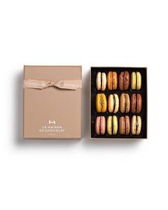 Macaron Gift Box 12 pieces on a white background