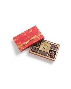 Coffret de chocolats artisanaux du Nouvel An Chinois La Maison du chocolat sur fond blanc