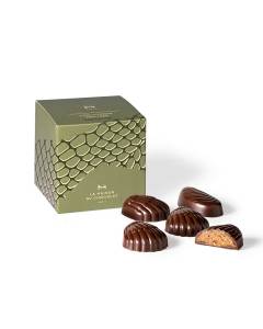 Dark Pralin&eacute; Treat Gift Box in white background