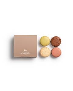 Réglette Macarons 4 sur fond blanc