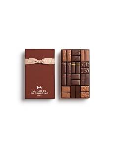 Maison Gift Box Dark 24 chocolates on white background