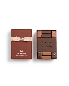 Happy Birthday Gift Box on a white background