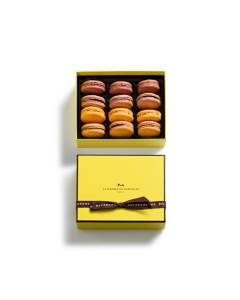 Chocolate Macaron Gift Box 12 Pieces - La Maison du Chocolat