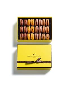 Macaron Gift Box 24 Pieces on a white background
