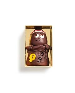 Pièce Artistique Oeuf Athlète Chocolat Noir 135g