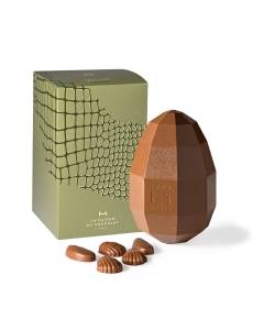 Milk Chocolate Easter Egg Large on a white background