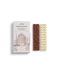 Delicate Strawberry Bar on a white background