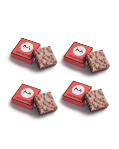 SQUARE UNHINGED CHOCOLATE 4PCE