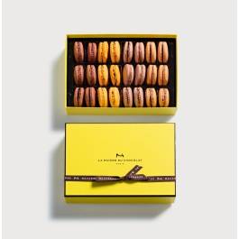 Chocolate Filled Macaron Gift Box 24 Pieces - La Maison du Chocolat