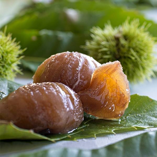 マロングラッセ 4粒入の中身の写真