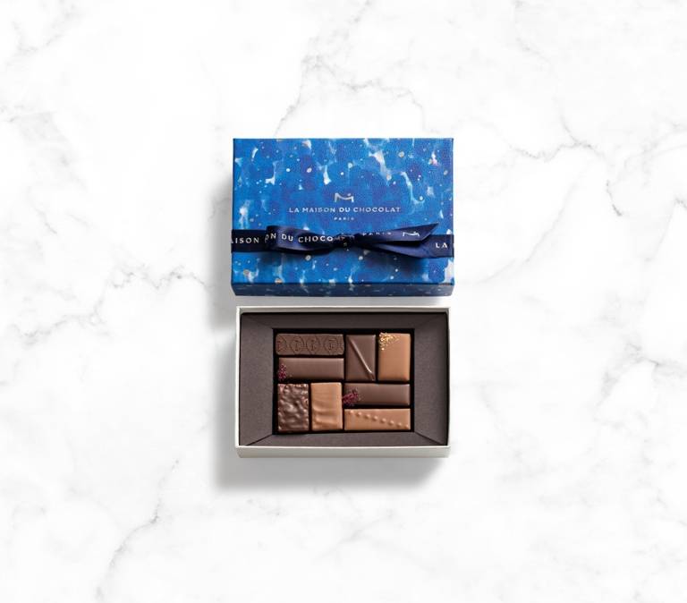 Dark Chocolate Blueberry Gift Box - La Maison du Chocolat
