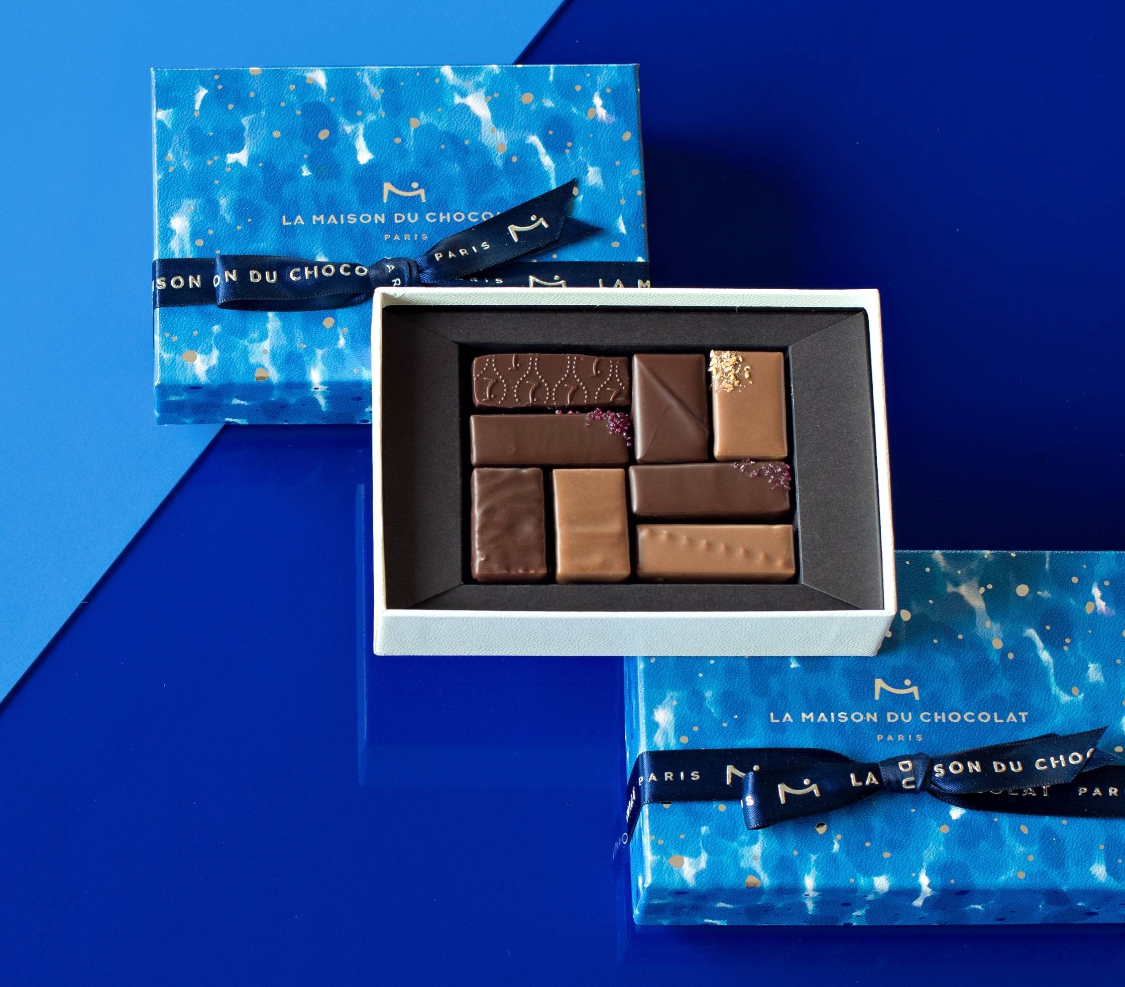 Dark Chocolate Blueberry Gift Box - La Maison du Chocolat