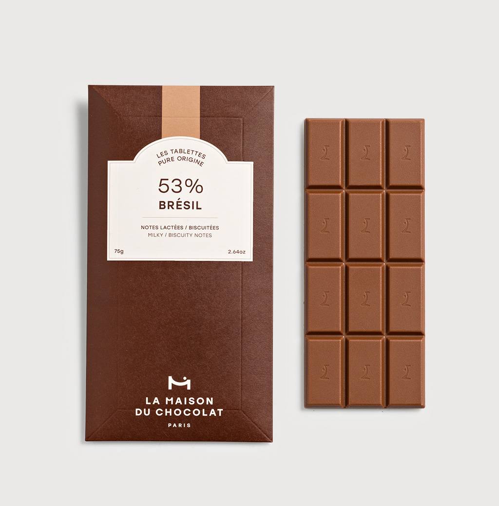 Tablette\u0020de\u0020chocolat\u0020Lait\u0020Br\u00E9sil\u002053\u0025