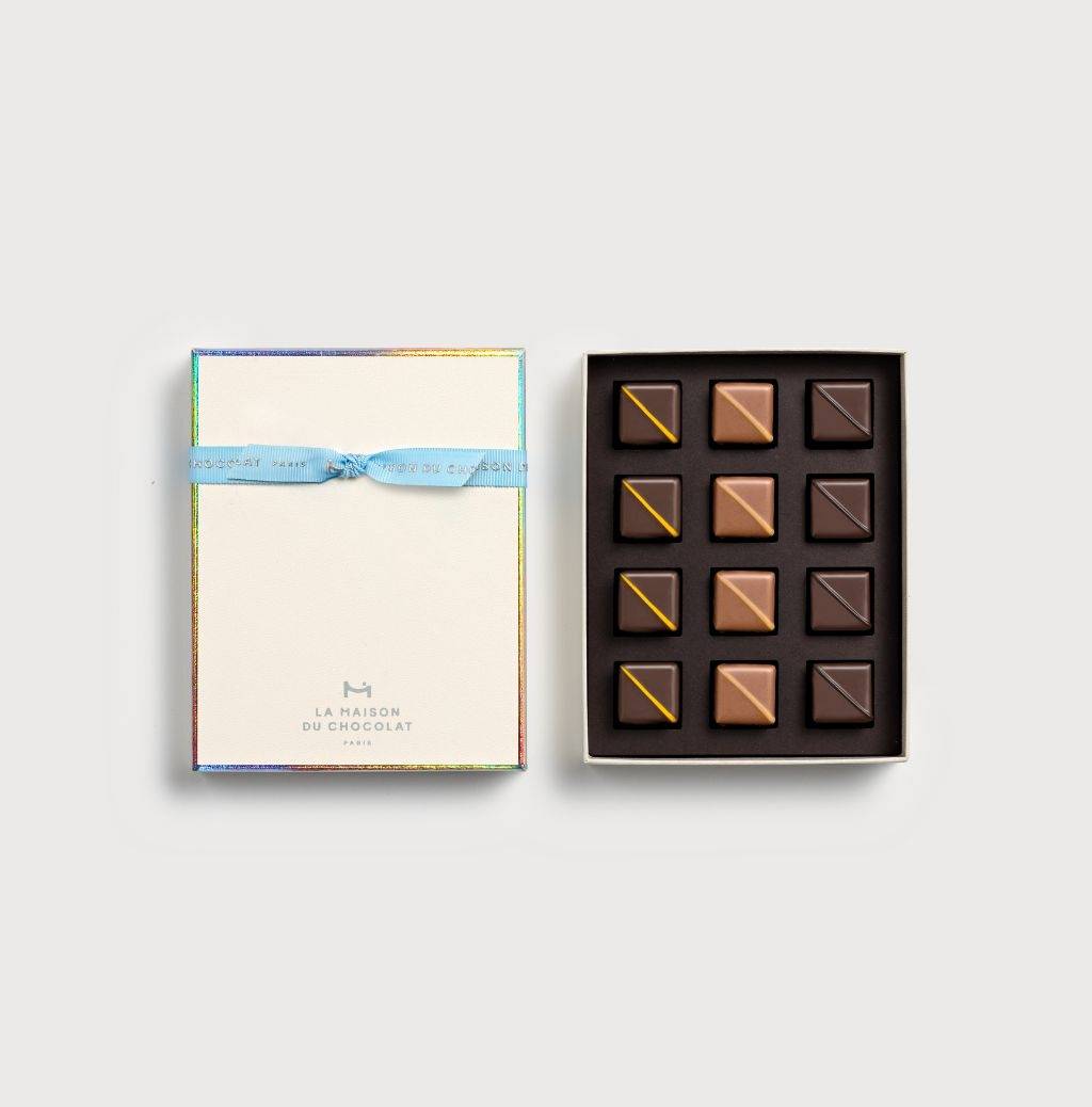 Chocolate Chills Gift Box on a gray background