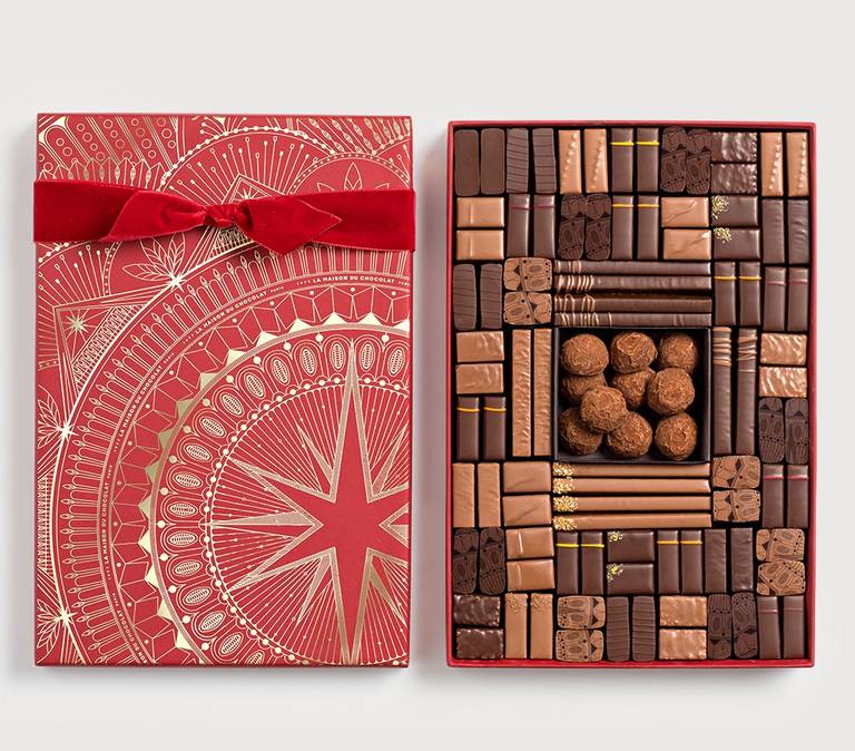 Coffret Noël Haussmann 102 Chocolats