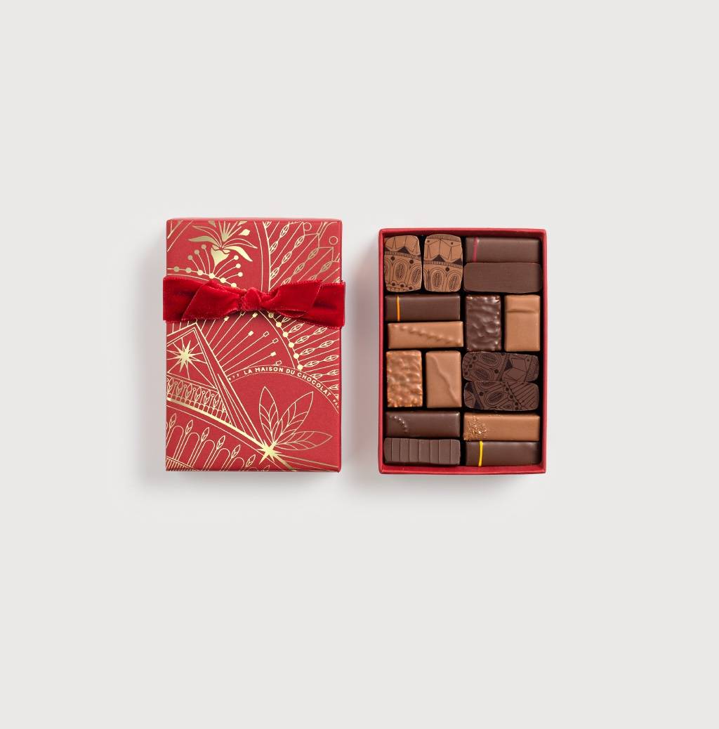 Coffret Noël Haussmann 16 Chocolats