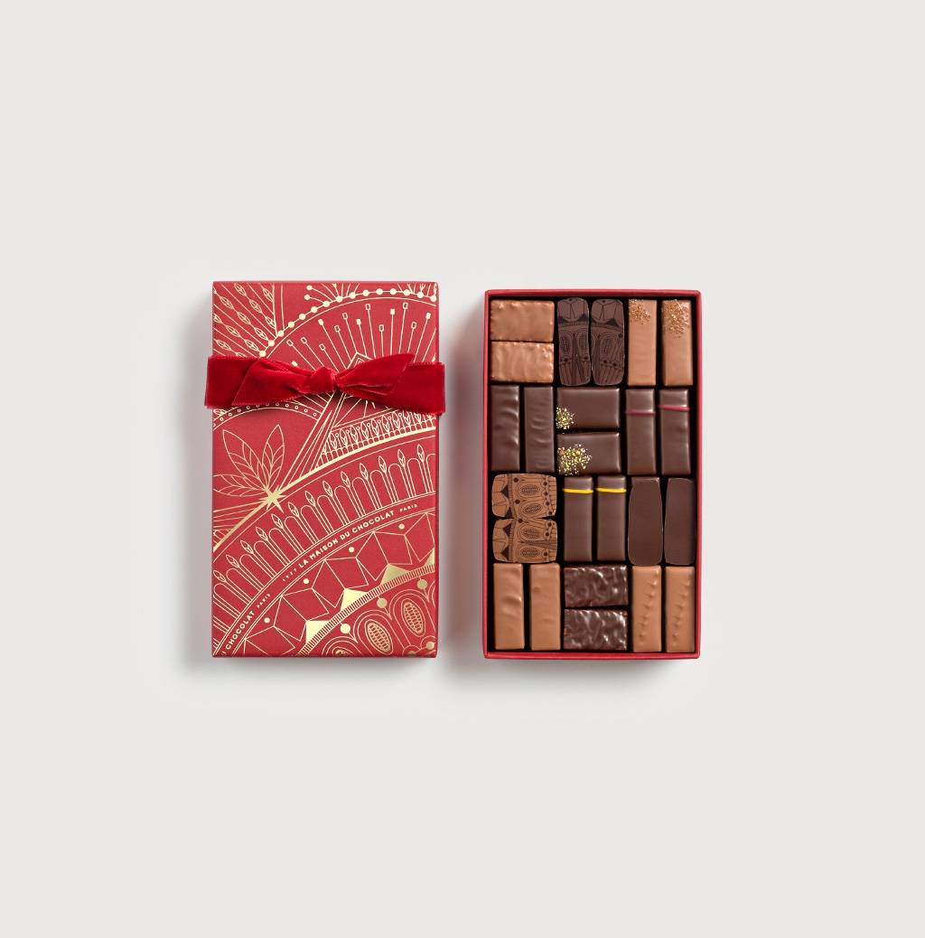Christmas Haussmann Gift Box 24 Chocolates
