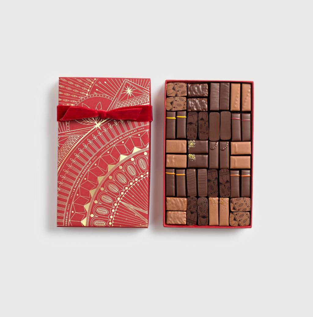 Coffret Noël Haussmann 40 Chocolats 