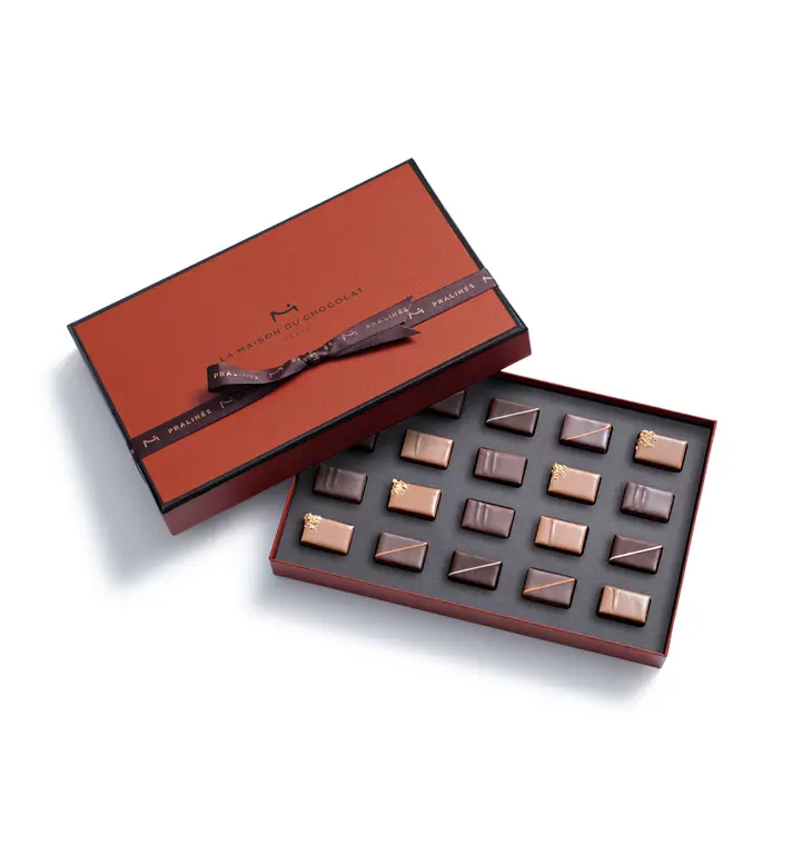 プラリネ 20粒入の中身の写真