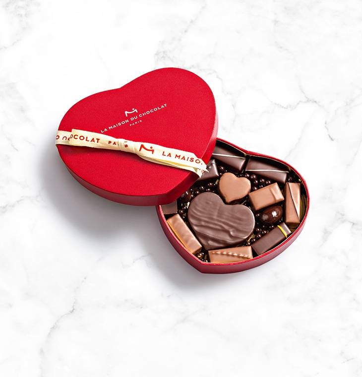 Valentine's Day Heart Assorted Chocolate Gift Box, 14 pc.