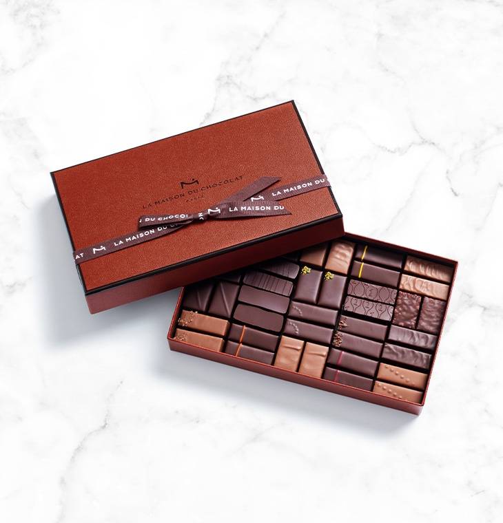 【名入れ無料】 メゾンの代表的なボンボン・ドゥ・ショコラ チョコレート40粒入 菓子