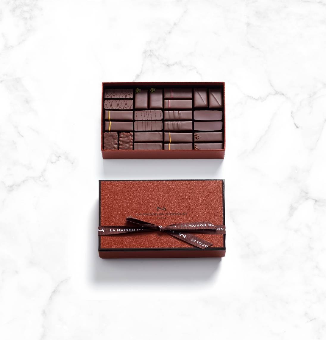 Coffret Maison Dark Chocolate 24 Pieces - La Maison du Chocolat